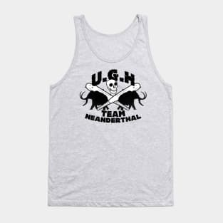 Funny Neanderthal Prehistoric Baseball Team Gift Tank Top